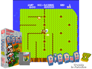 Dig Dug II - Trouble in Paradise (U) [o1] Cover